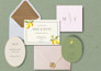 design your wedding invitation and save the date card